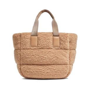 High Street Teddy Tote Shoulder Bag Soft Sherpa Padded Shoulder Tote Bag