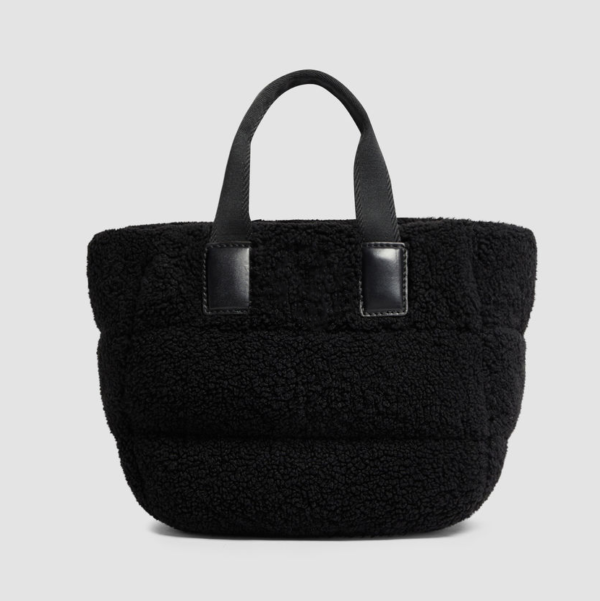 High Street Teddy Tote Shoulder Bag Soft Sherpa Padded Shoulder Tote Bag - Image 5