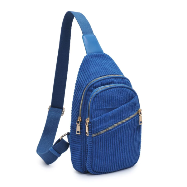 Corduroy Men's Crossbody Bag Outdoor Shoulder Bag Multifunctional Chest Bag Men's Casual Sling Travel