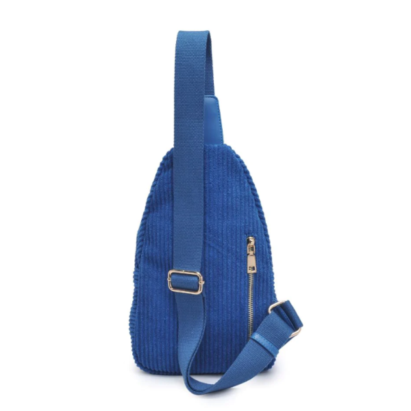 Corduroy Men's Crossbody Bag Outdoor Shoulder Bag Multifunctional Chest Bag Men's Casual Sling Travel - 画像 3