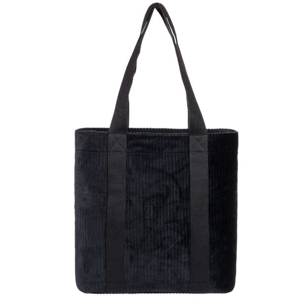 Fashion Cotton Corduroy Tote Bag for Women Canvas Shoulder Cord Purse with Inner Pocket - 画像 5