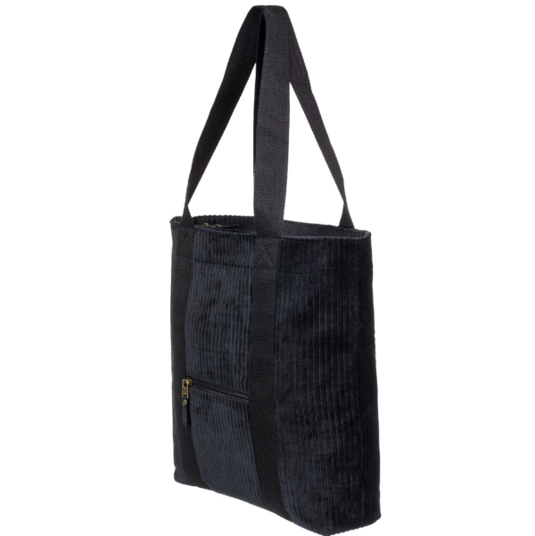 Fashion Cotton Corduroy Tote Bag for Women Canvas Shoulder Cord Purse with Inner Pocket - 画像 6