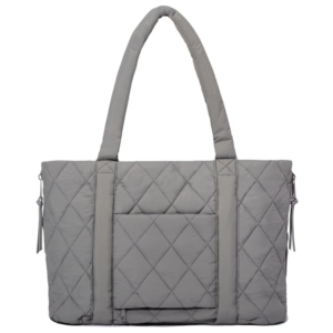Puffer Tote Bag for Women Lightweight Tote Bag with Zipper