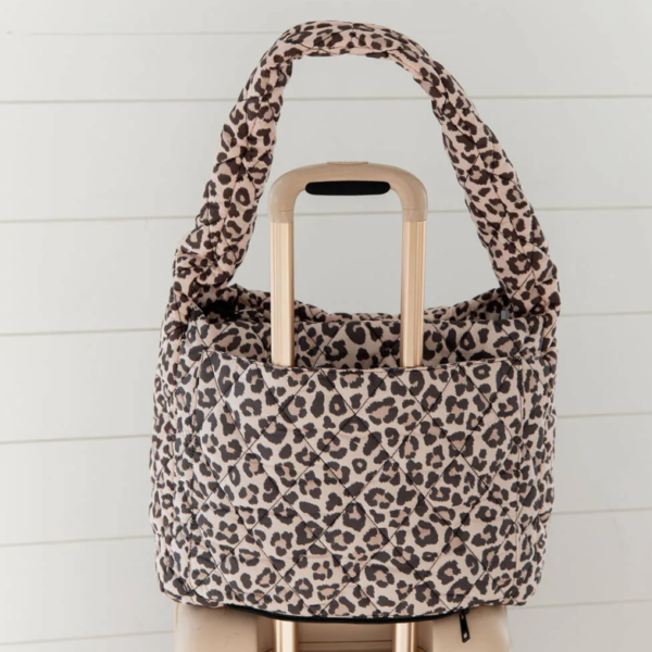 Custom Puffer Shoulder Bag Custom Tote Bag for Women Personalized Gym Bag - 画像 4
