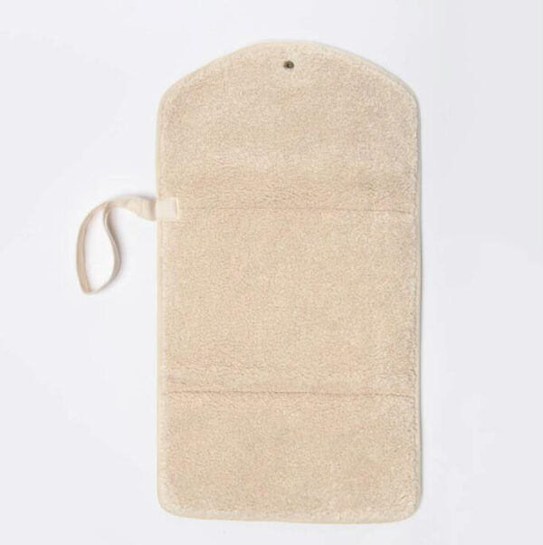 Teddy Fabric Diaper Changing Pad Newborn Baby Changing Pad Travel Diaper Bag - 画像 6