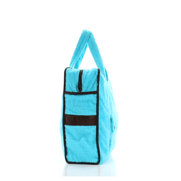 Soft Comfortable Terry Cloth Duffle Bag Toweling Cloth Beach Bag Fashion Terry Cloth Handbag - Image 4