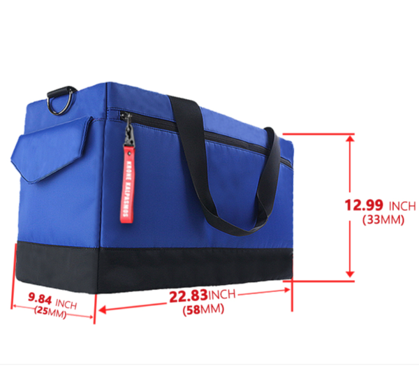 Travel Duffel Bag - 3 Adjustable Compartment Dividers - for Shoes, Clothing and Gym - Image 4