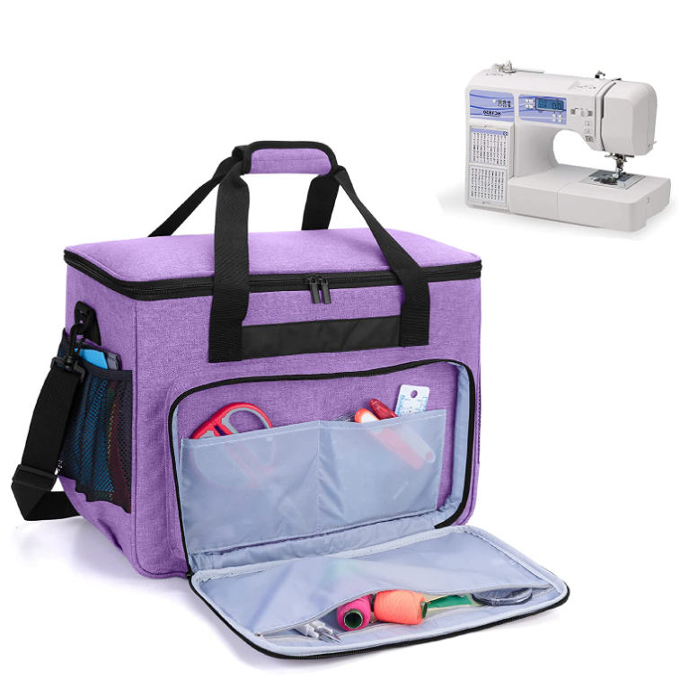 Family Sewing Machine Storage Bag Travel Tote Bag for Most Standard Sewing Machines and Accessories Bag - Imagem 2