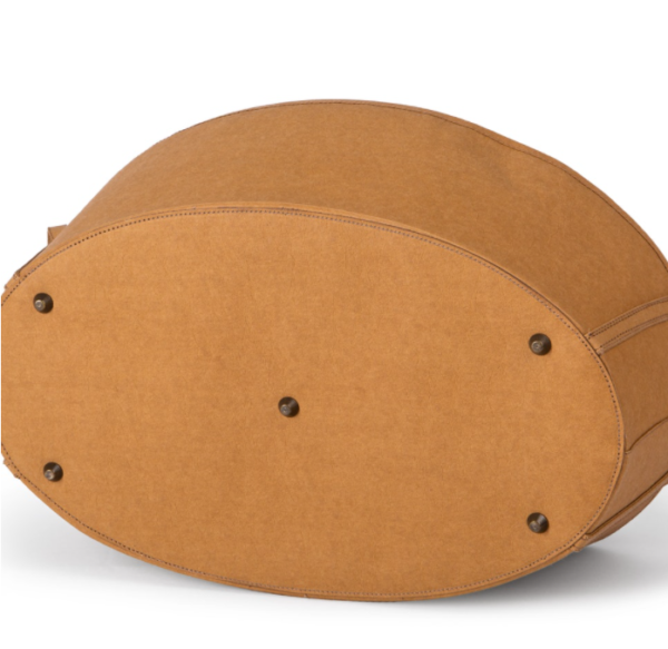 Multifunction Washable Kraft Paper Storage Basket Waterproof Tyvek Home Storage Kraft Paper Basket - Imagem 3