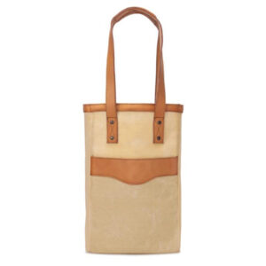 Wholesale Reusable Travel Leather Wine Tote Bag Storage Christmas Single Wine Bottle Bag