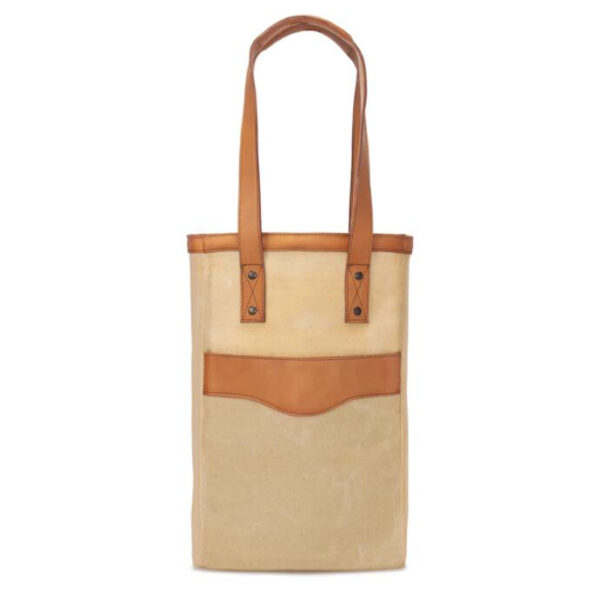 Wholesale Reusable Travel Leather Wine Tote Bag Storage Christmas Single Wine Bottle Bag