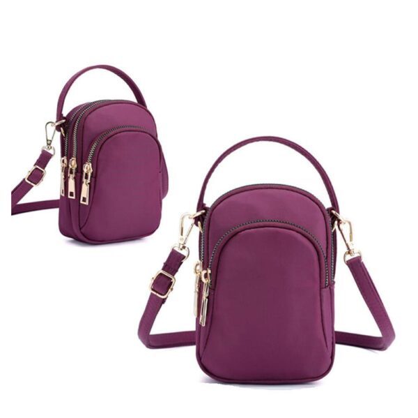 Polyester Messenger Shoulder Crossbody Purses Quilted Canvas Women's Crossbody Bag