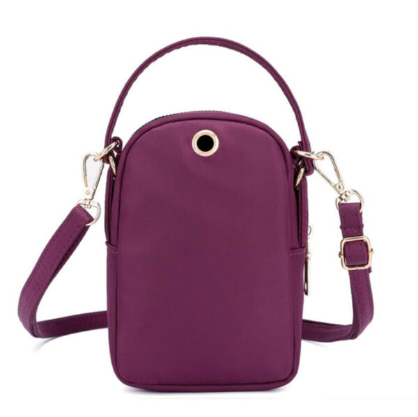 Polyester Messenger Shoulder Crossbody Purses Quilted Canvas Women's Crossbody Bag - Image 3