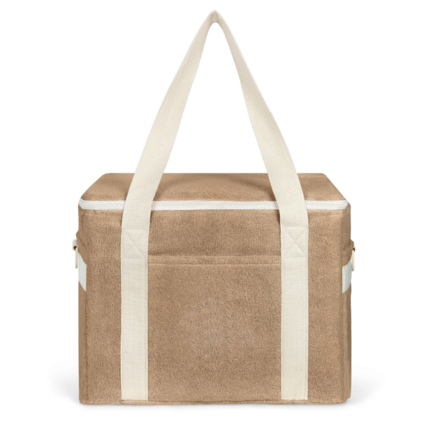 Terry Cloth Insulated Lunch Box Soft Terry Cloth Cooler Cooling Tote for Adult Men Women - 画像 4