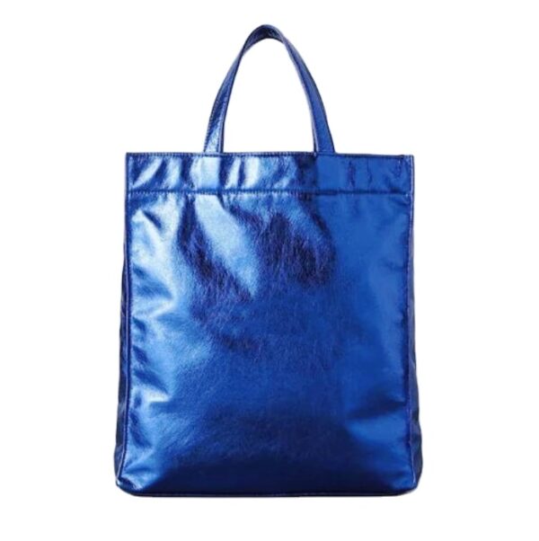 Woman Fresh Pleasant Bright Color PU Leather Handbag Classic Design PU Handbag - Imagem 2