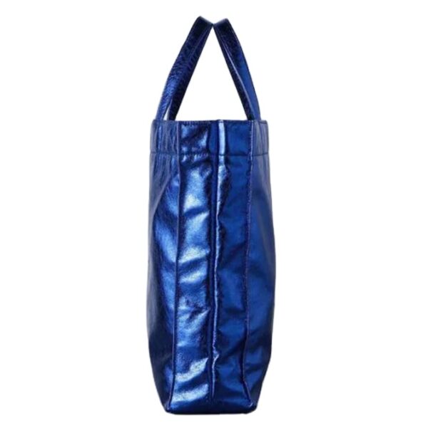 Woman Fresh Pleasant Bright Color PU Leather Handbag Classic Design PU Handbag - Imagem 3