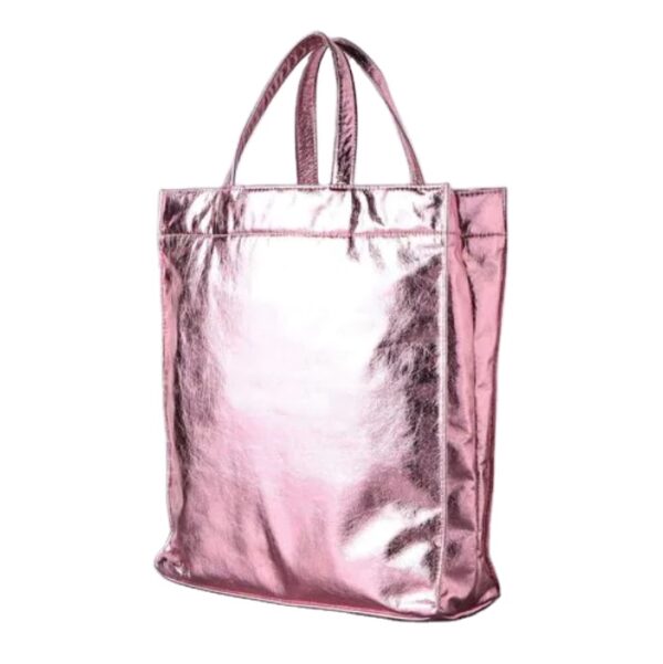 Woman Fresh Pleasant Bright Color PU Leather Handbag Classic Design PU Handbag - Imagem 4