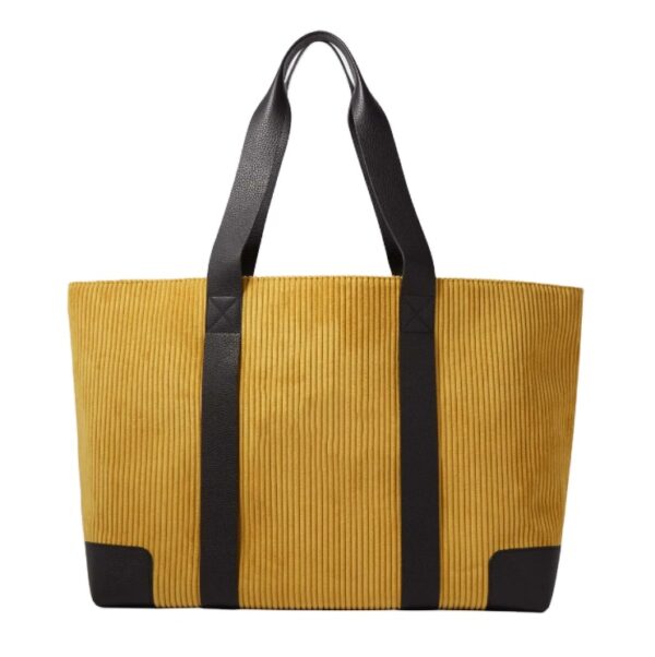 Cotton Corduroy Beach Bag for Women Canvas Pool Waterproof Tote Bag Large Capacity Swim Tote