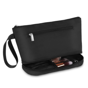 Double Layer Cosmetic Travel Bag Canvas Makeup Bag