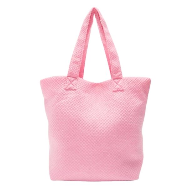 Cotton Terry Shoulder Bag New Bubble Tote Bag Fashion Large Capacity Shopping Bag