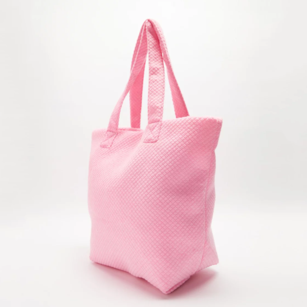 Cotton Terry Shoulder Bag New Bubble Tote Bag Fashion Large Capacity Shopping Bag - Image 2