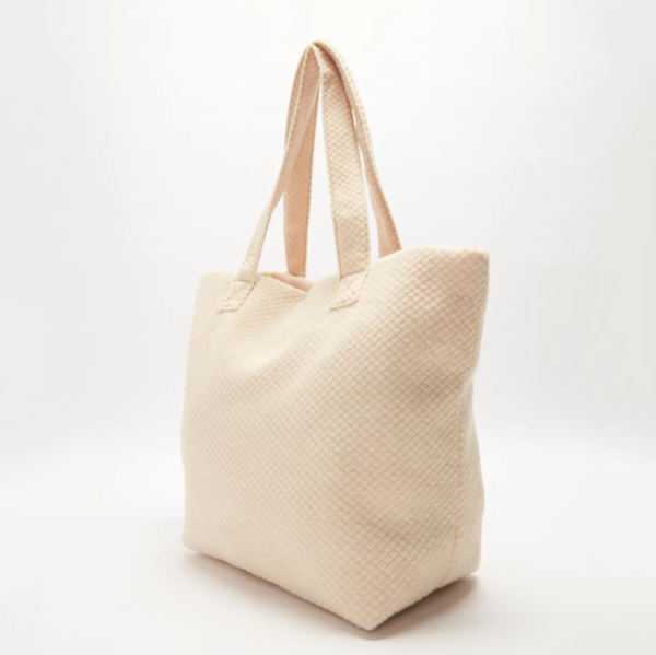 Cotton Terry Shoulder Bag New Bubble Tote Bag Fashion Large Capacity Shopping Bag - Image 6