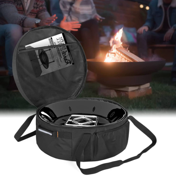 Fire Pit Bag Compatible with Outland Firebowl Fire Pit Bag Waterproof Weather Resistant Propane Gas Tank Cover - Image 6