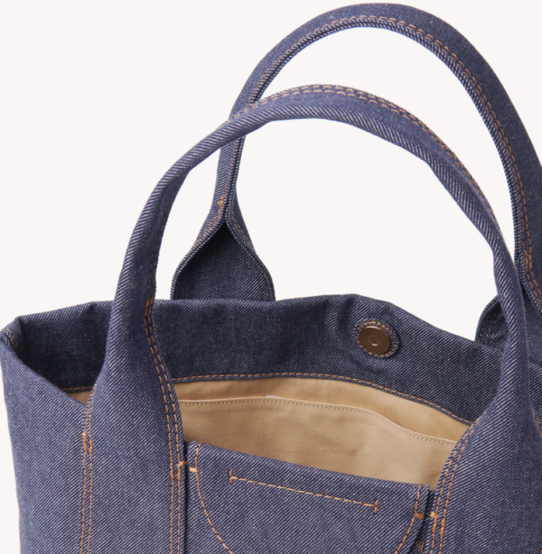 Fashion Large Capacity Tote Bag for Women Heavy-Weight Brand Organic Cotton Shopping Bag - Imagem 5