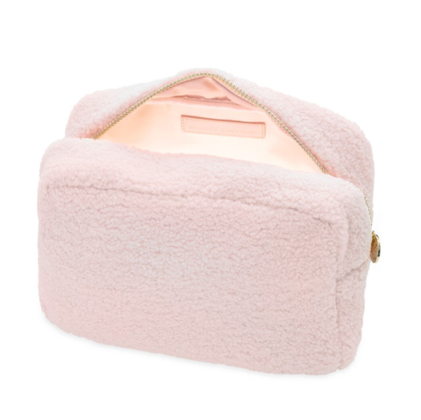 Teddy Cloth Fabric Makeup Bag Cute Cosmetics Bag Packing Cube Faux Fur Toiletry Bag - Bild 3