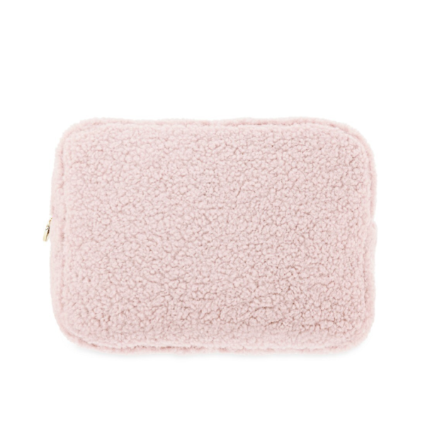 Teddy Cloth Fabric Makeup Bag Cute Cosmetics Bag Packing Cube Faux Fur Toiletry Bag - Bild 4