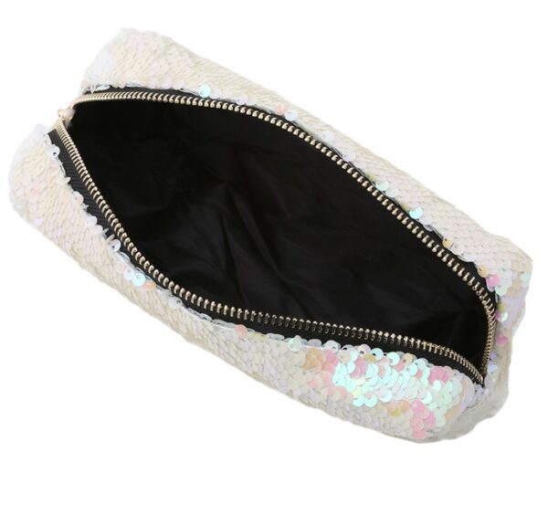 New Shiny Sequin Envelope Bag Women Cosmetic Clutch Handbag Waterproof Sparkly Reversible Sequins Glitter Cosmetic Bag - Bild 5