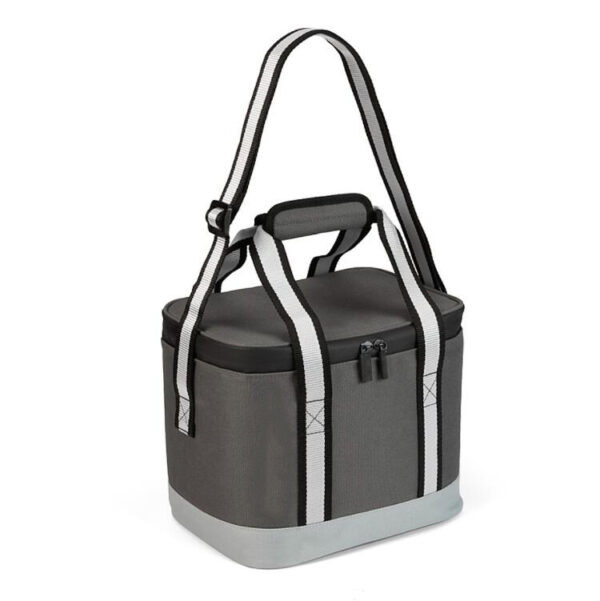 Waterproof Insulated Nylon Square Polyester Lunch Tote Bag Yellow Reusable Lunch Bag - 画像 4
