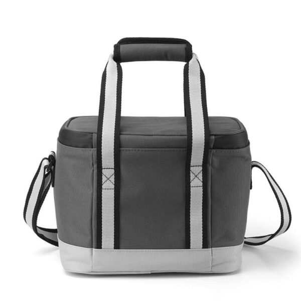 Waterproof Insulated Nylon Square Polyester Lunch Tote Bag Yellow Reusable Lunch Bag - 画像 6
