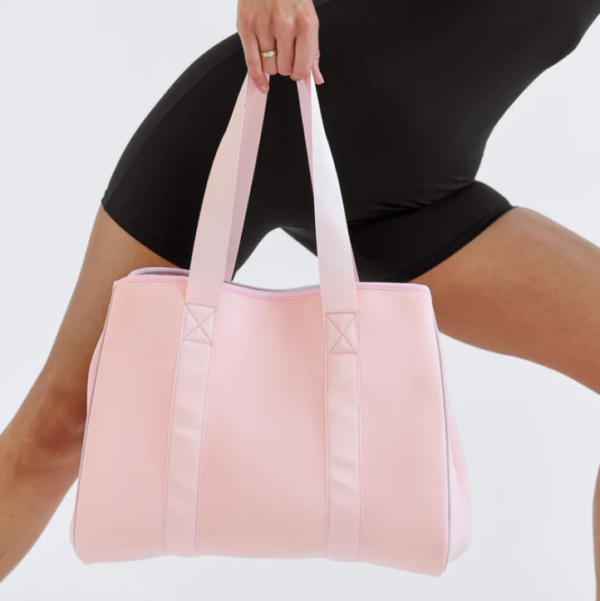 Duffel Bag Unisex Mini Gym Bag with Zipper Closure Custom Neoprene Travel Luggage Stylish Sports Tote Bag - صورة 3