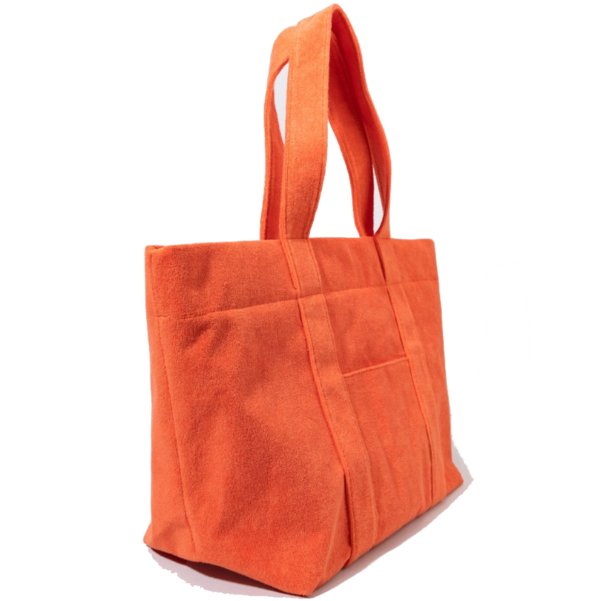 High Quality Terry Cloth Beach Tote Bag Women's Quilted Shopping Bag - Image 5