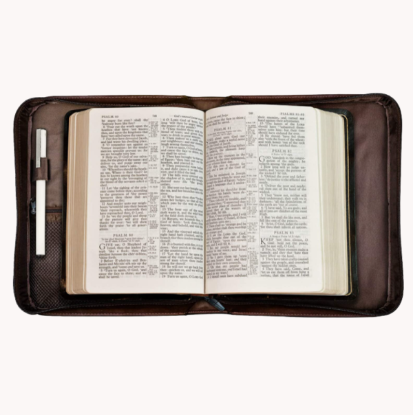 Custom Extra Large PU Carrying Bible Case Protective Church Bag with Book Cover - 画像 5