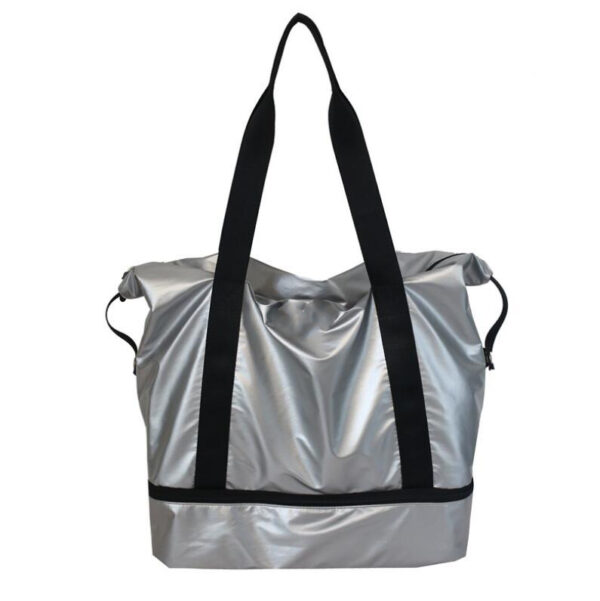 Oxford Foldable Duffel Bags Large Capacity Waterproof Yoga Sport Gym Bag - Image 3