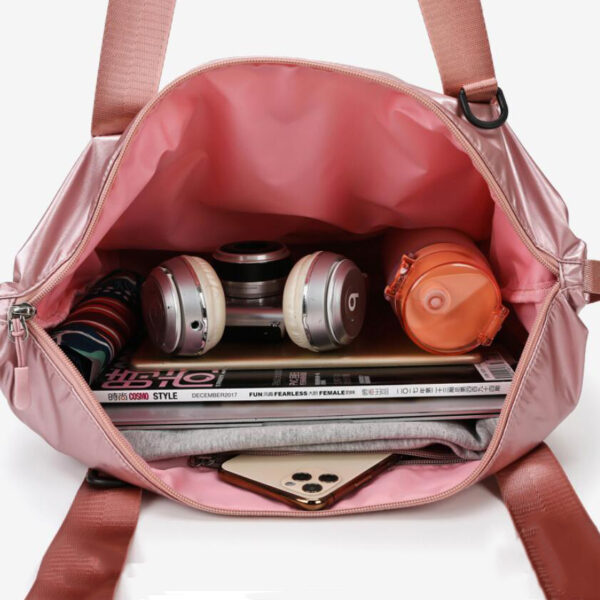 Oxford Foldable Duffel Bags Large Capacity Waterproof Yoga Sport Gym Bag - Image 5