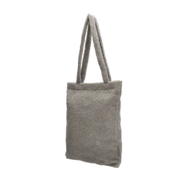New Terry Tote Bag Shopping Work Travel Handbag Luxury Custom TEDDY Fluffy Tote Bag - 画像 3
