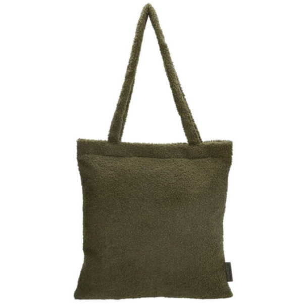 New Terry Tote Bag Shopping Work Travel Handbag Luxury Custom TEDDY Fluffy Tote Bag - 画像 4