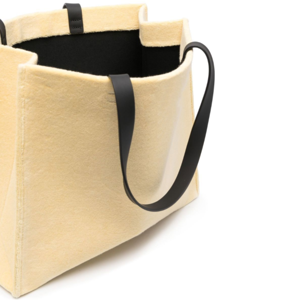 Fashion Terry Cloth Shopping Bags Plain Organic Reusable Foldable Tote Bag - Image 3