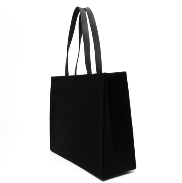 Fashion Terry Cloth Shopping Bags Plain Organic Reusable Foldable Tote Bag - Image 6
