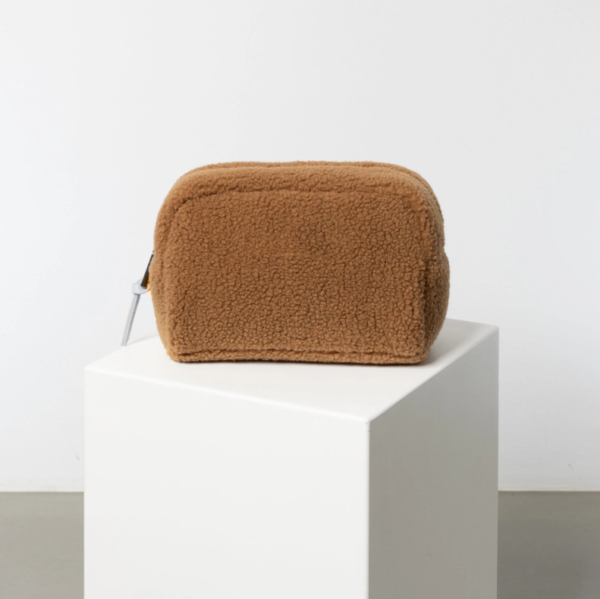 New Arrival Travel Teddy Makeup Bag Cosmetic Storage Bag Furry Hand Bags - 画像 2