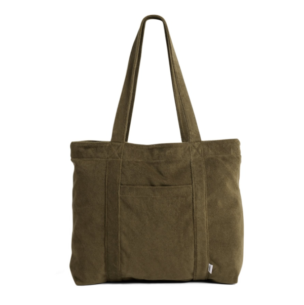 New Terry Designer Women Tote Bag Large Capacity Toweling Fabric Handbag - Image 4