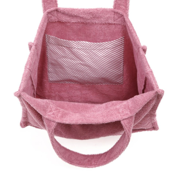 Summer Softness comfort Terry Shopping Handbag High Quality Terry Cloth Beach Bag - Image 2
