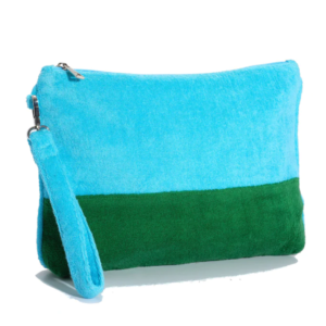 Zipper Soft Terry Fabric Women Travel Cosmetic Makeup Make up Toiletry Wash Skincare Pouch Bag