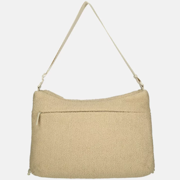 New High-street Women Teddy Shoulder Bag Light Weight Sherpa Puffer Tote Bag