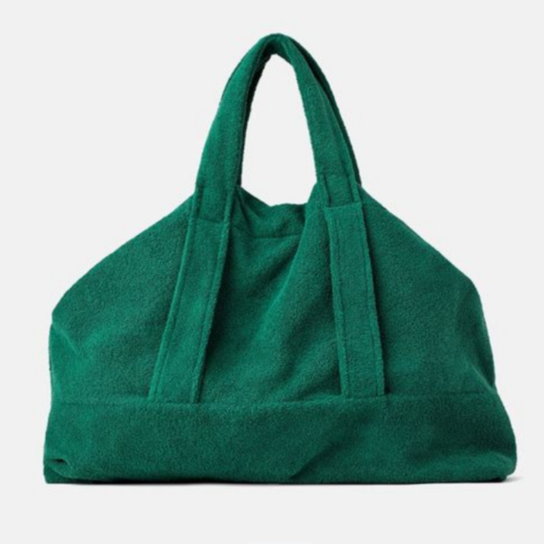 High-street Fabulous New Collection Terry Cloth Handbags Towel Fabric Beach Bag - Image 2