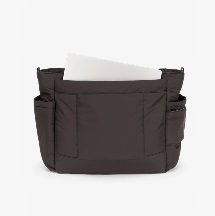 Women Puffer Tote Bag with Zipper Travel Essentials Quilted Nurse Bag - صورة 2