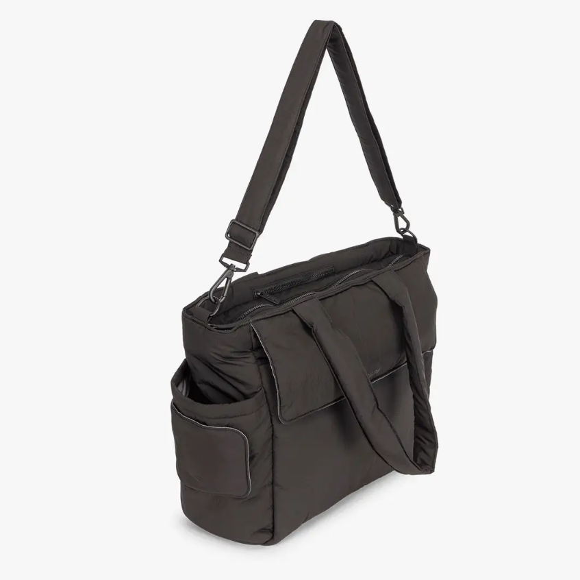 Women Puffer Tote Bag with Zipper Travel Essentials Quilted Nurse Bag - صورة 4